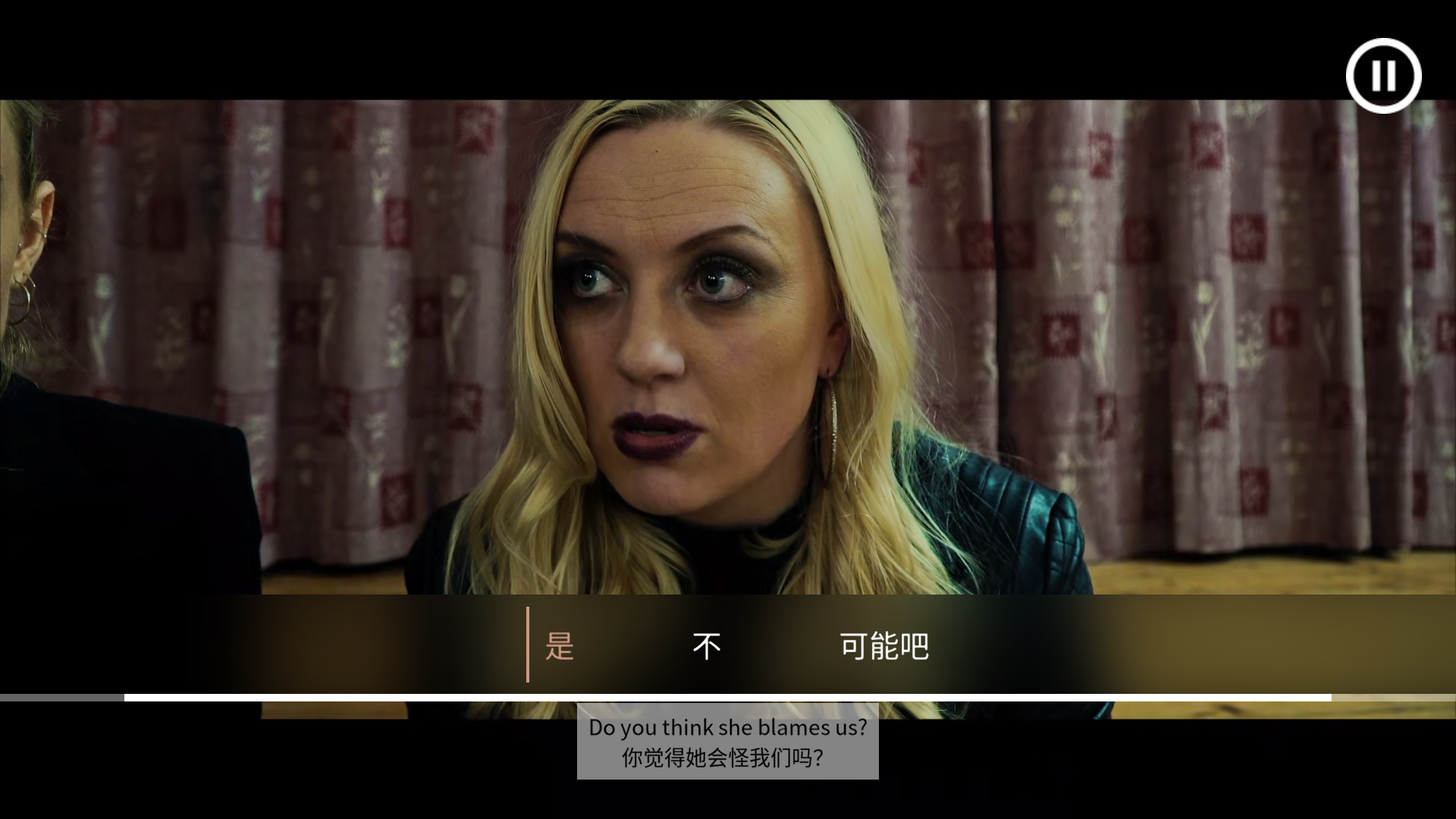 游戏分支选项界面