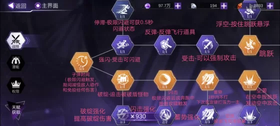 战斗技巧天赋界面展示