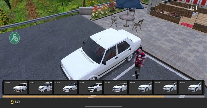 游戏车库车辆展示