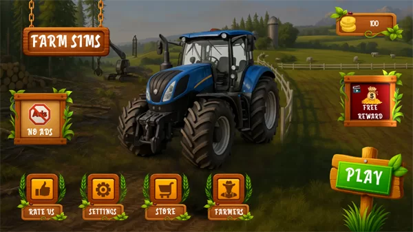 模拟农场26手机版启动界面