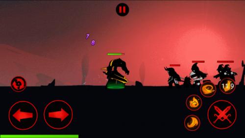 火柴人联盟战斗操作界面