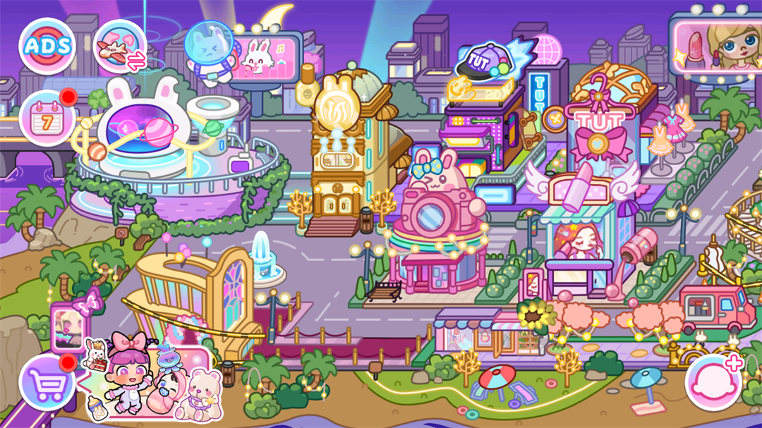 游戏场景切换界面