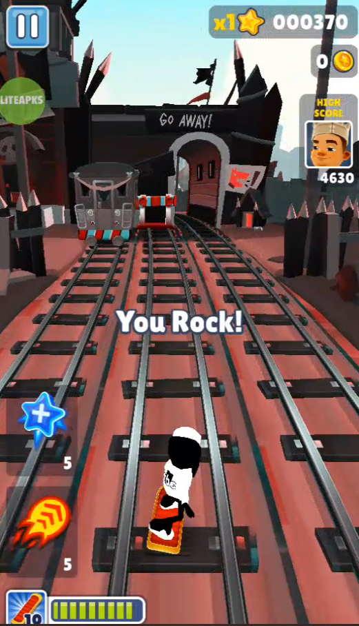 使用滑板道具效果展示