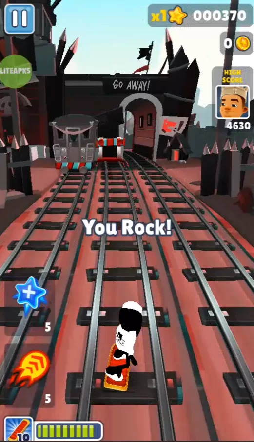 使用滑板道具效果展示