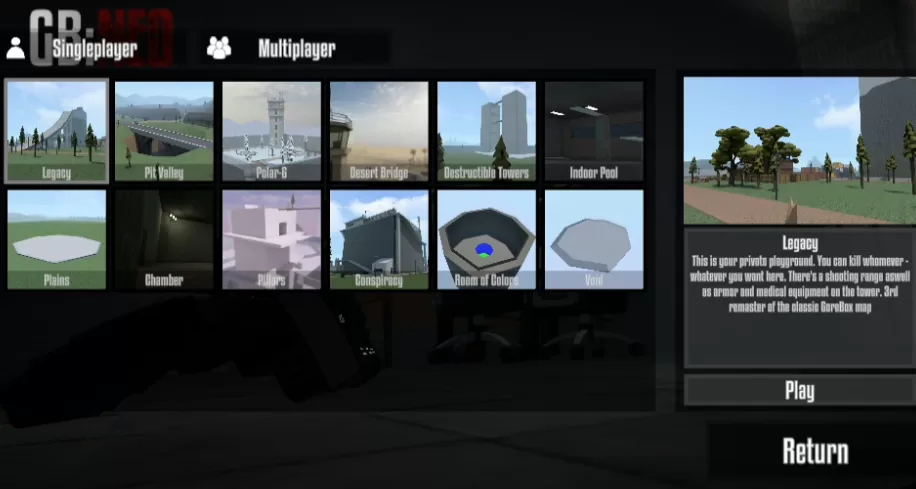 世界地图选择界面