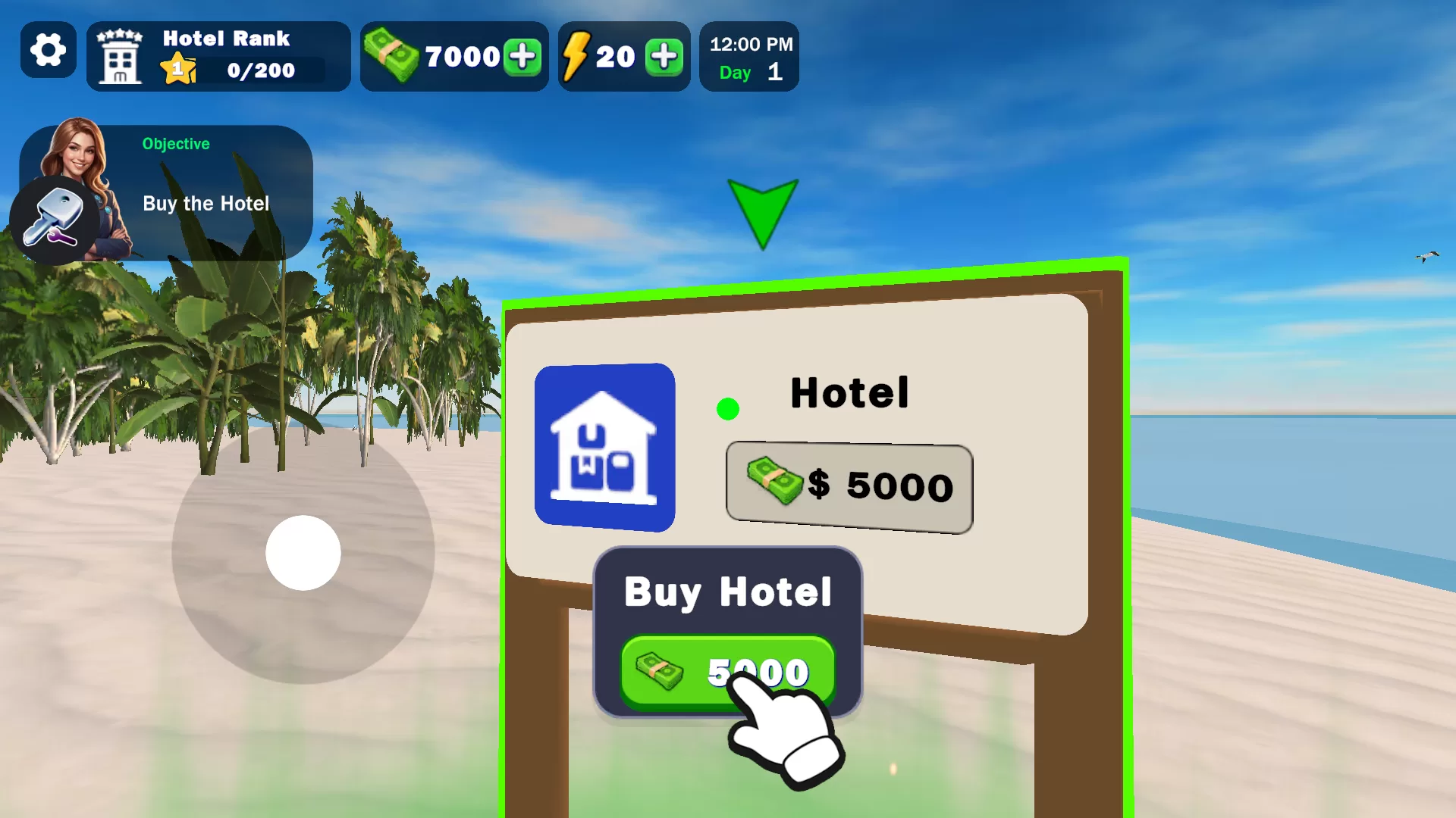 游戏玩法2：从建造基础客房开始你的扩张之路