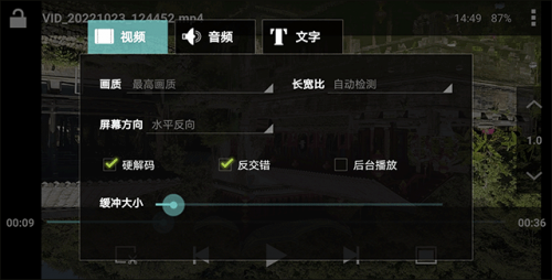 步骤四:进入详细的音视频字幕设置面板 步骤四:进入详细的音视频字幕设置面板