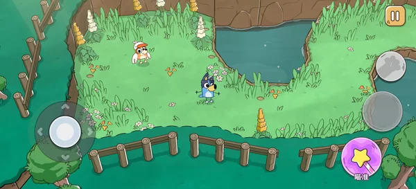 游戏横版操作界面