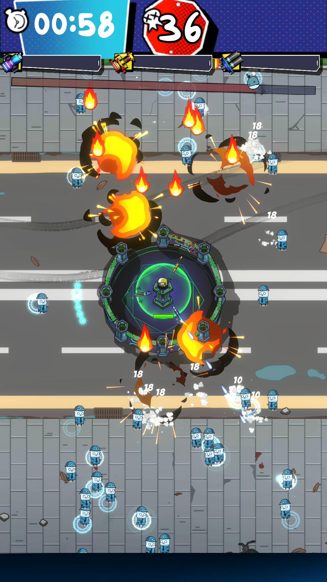 游戏核心战斗画面