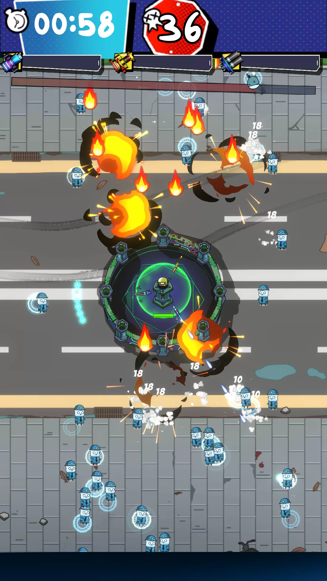 游戏核心战斗画面