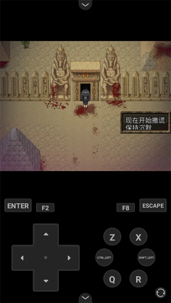 游戏选项界面截图