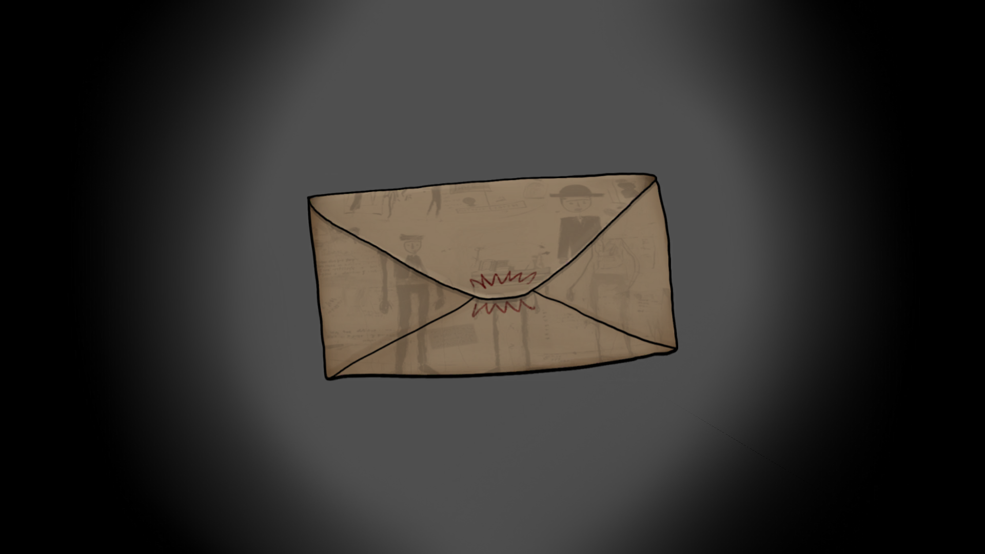 游戏开局画面，雨夜中一辆汽车停在荒凉的路边