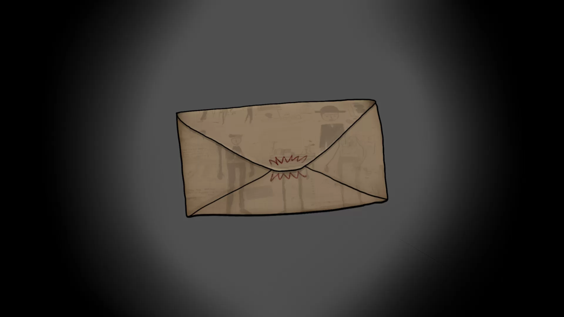 游戏开局画面，雨夜中一辆汽车停在荒凉的路边