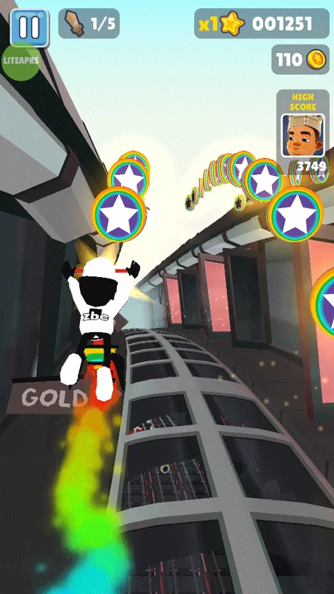 地铁跑酷zbc暗红幻想节版截图