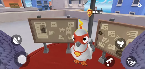 游戏中的鸽子拥有多种自定义外观选项