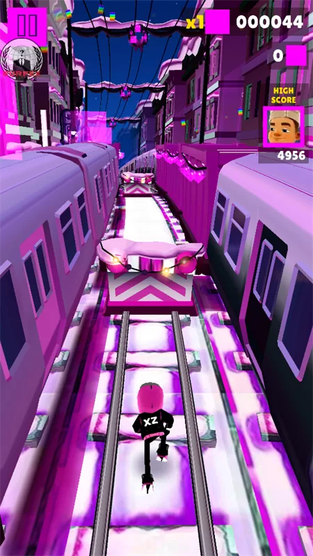 游戏核心跑酷画面