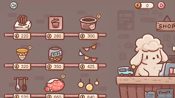 游戏内商店进货界面