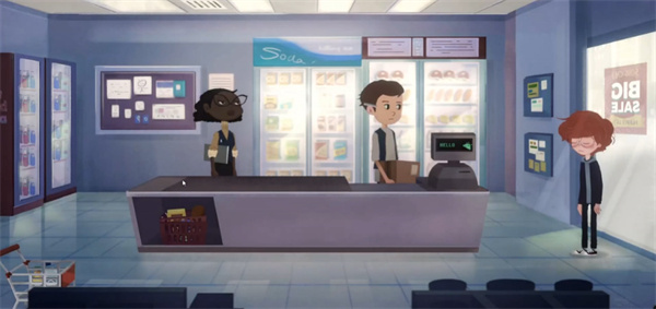 游戏角色互动对话场景