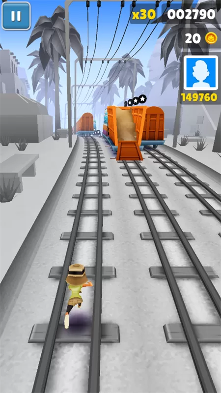 地铁跑酷致敬科比牢大版本游戏过程画面
