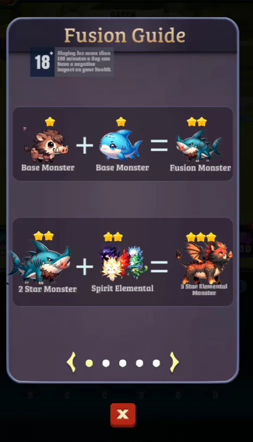 游戏内合成表示例截图