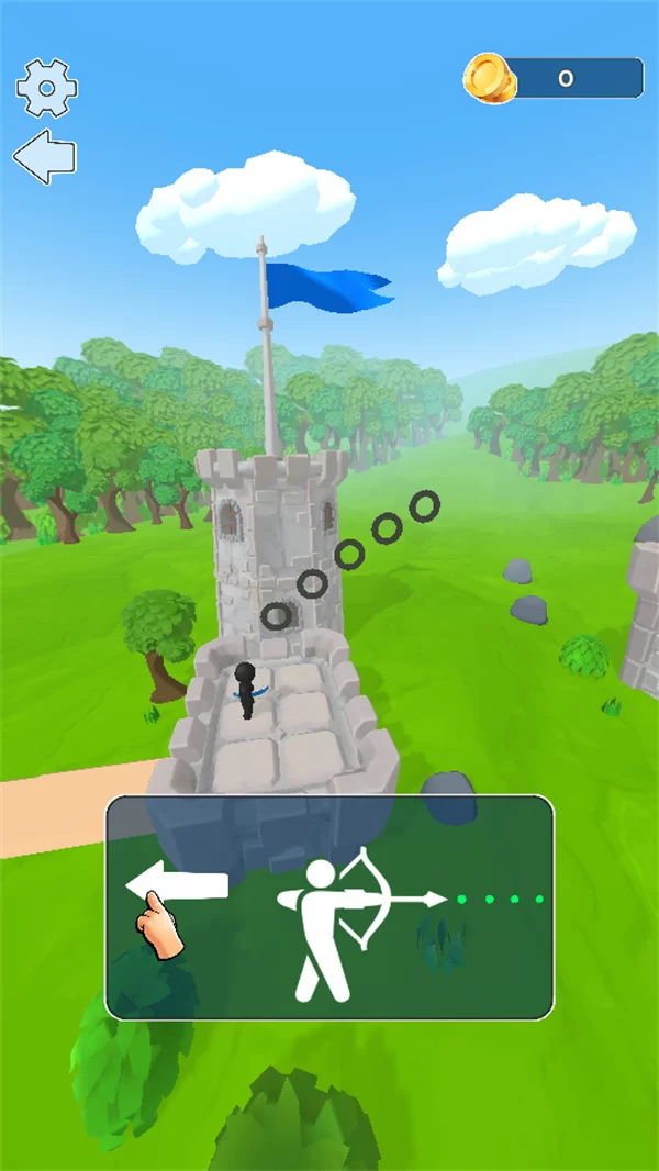 融合弓箭手游戏战斗画面