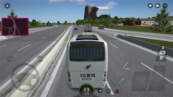 TDZ巴士模拟实际驾驶与任务界面