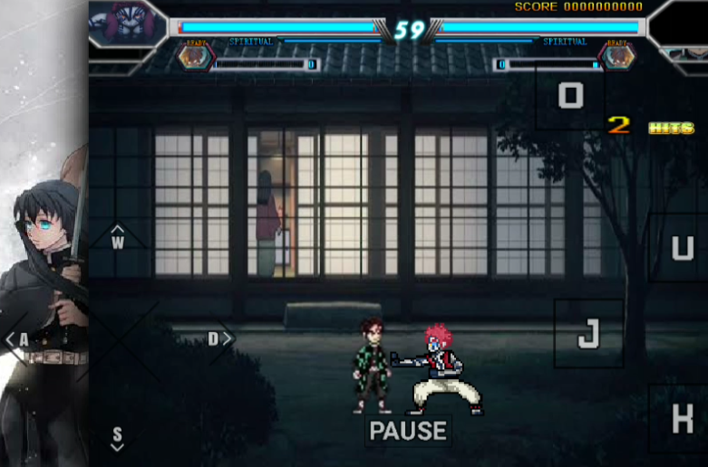 鬼灭之刃Mugen游戏战斗画面