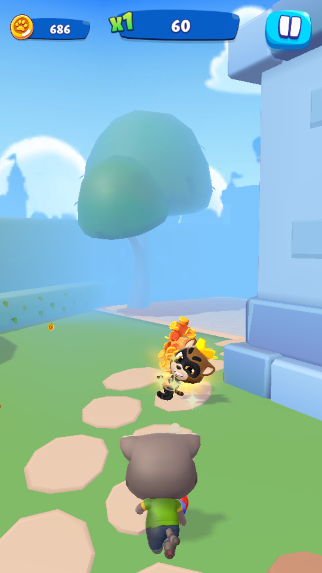 游戏内射击与收集画面