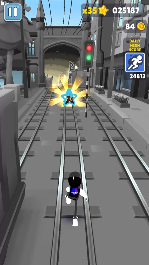 地铁跑酷入梦小治殃毁联动版截图