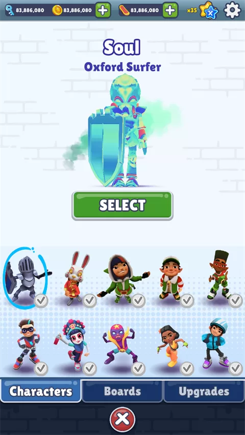 地铁跑酷入梦小治殃毁联动版截图