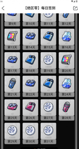 米游社连续签到奖励预览