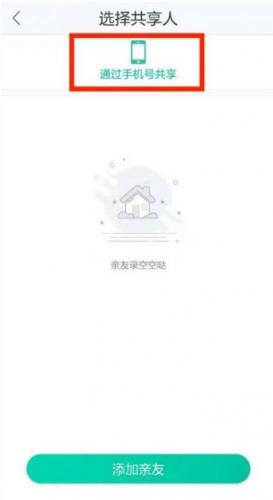 步骤四：选择手机号共享方式