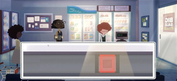 游戏内收银工作迷你游戏界面