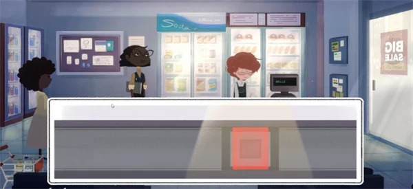 游戏内收银工作迷你游戏界面