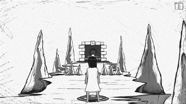 游戏谜题界面截图，展示一个需要玩家交互的复杂机关