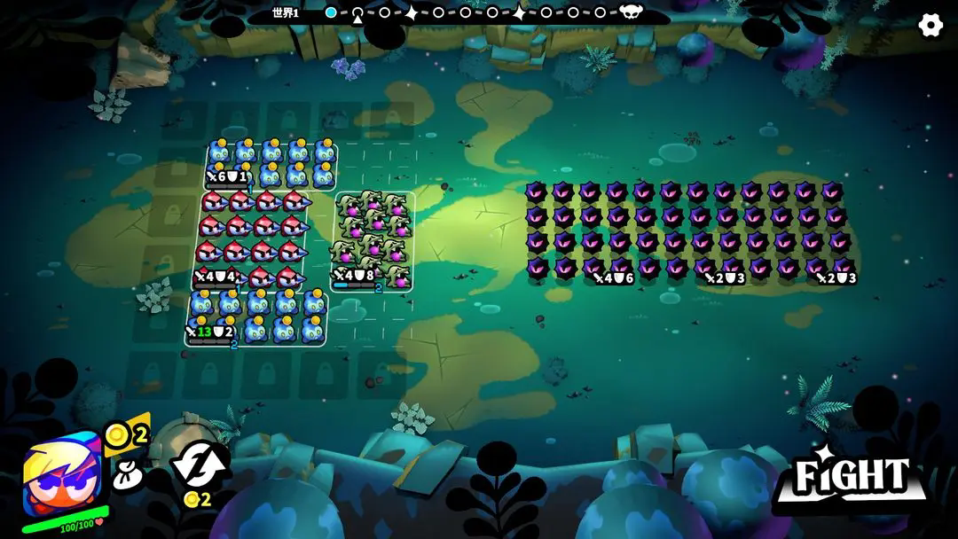 斗阵骑士阵容搭配截图