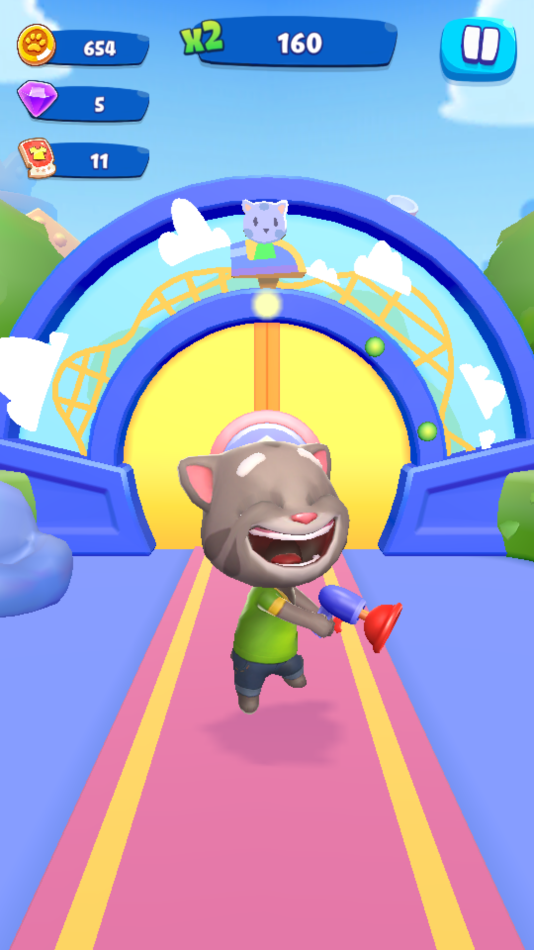 游戏关卡终点画面