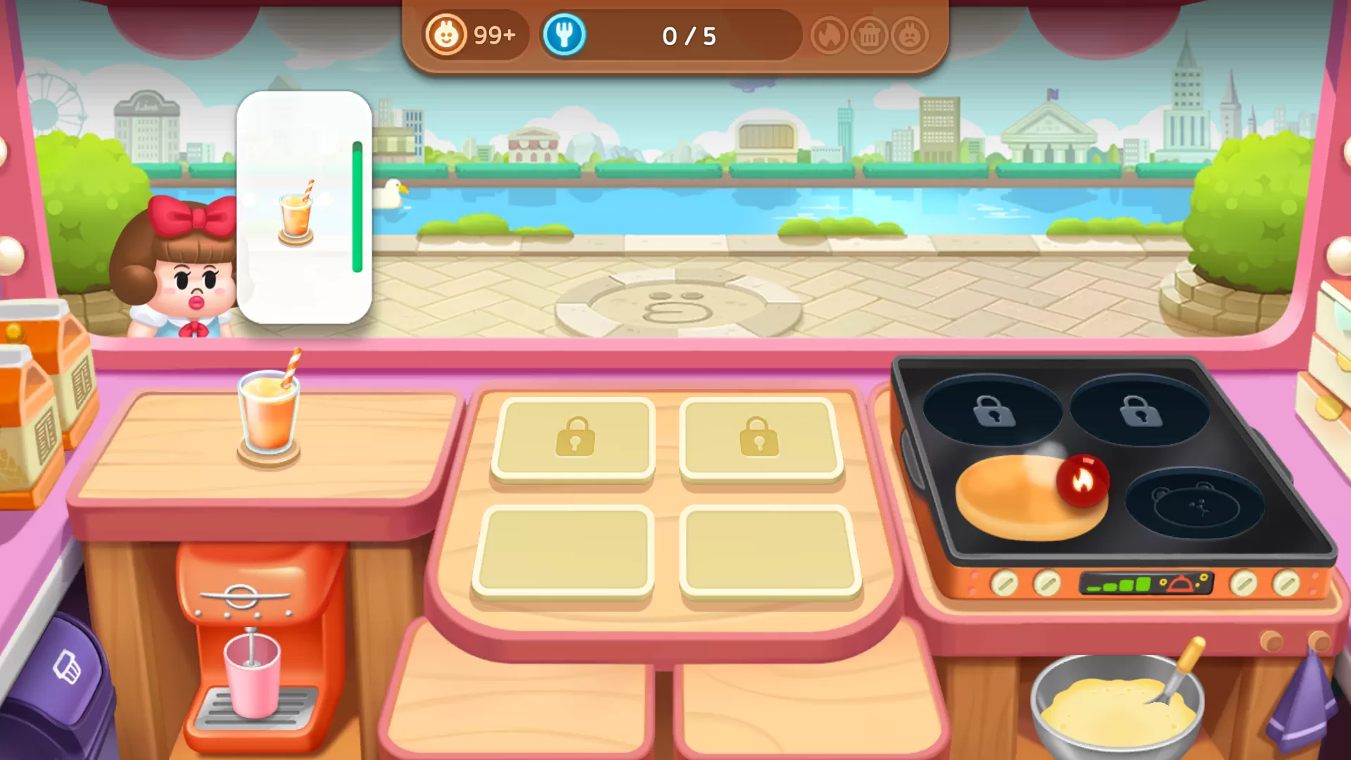 烹饪火候控制界面