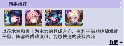 阵容搭配示例截图