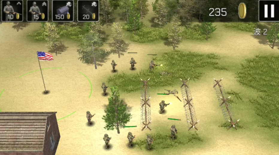 《欧洲战壕3》游戏内战术指挥界面