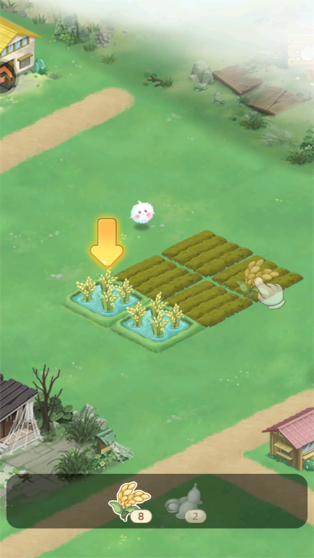 游戏播种操作示意