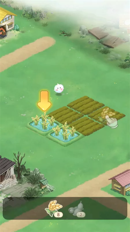 游戏播种操作示意