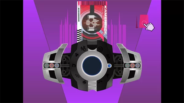 滑动卡牌插入变身器