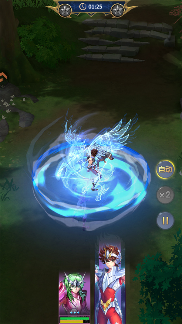 圣斗士星矢正义传说九游版角色养成界面截图