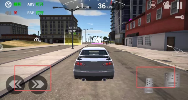 仿真汽车模拟器游戏驾驶过程截图