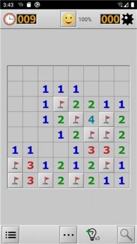 扫雷经典版游戏界面