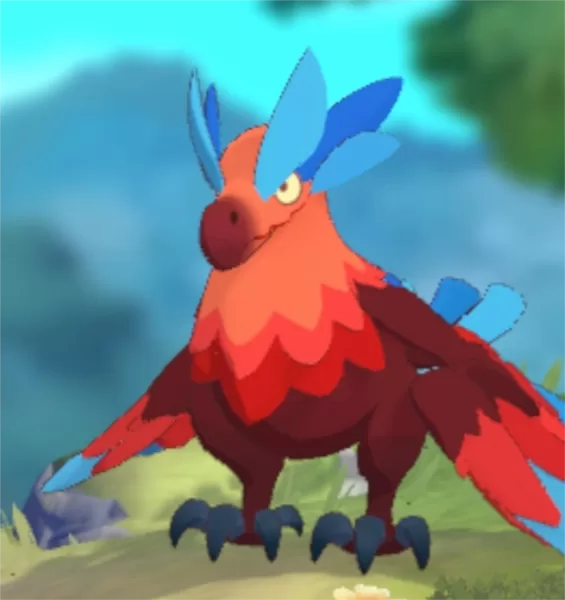 霸气十足的巨火恐鸟