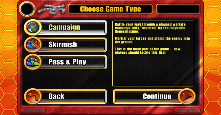 模式选择界面 模式选择界面