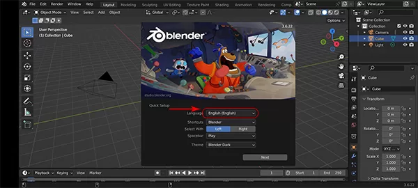 Blender手机版语言设置 Blender手机版语言设置