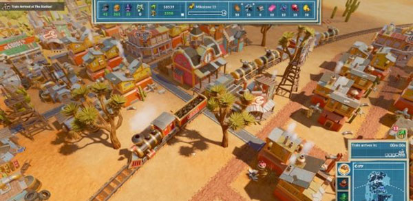 地上繁荣的蒸汽小镇与繁忙的地下矿井 地上繁荣的蒸汽小镇与繁忙的地下矿井